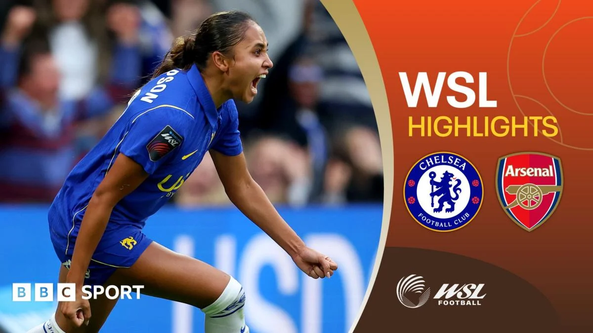 Chelsea edge Arsenal in heated WSL derby at Stamford Bridge