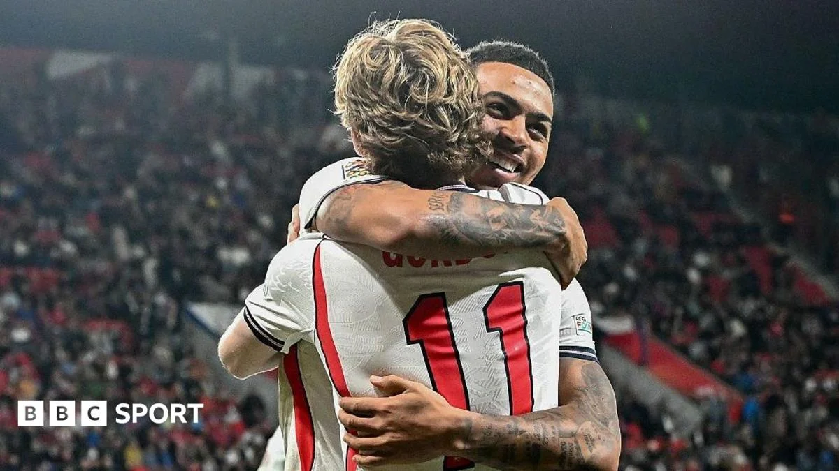 Gordon and Kane secure England's first Nations League win over Czech Republic