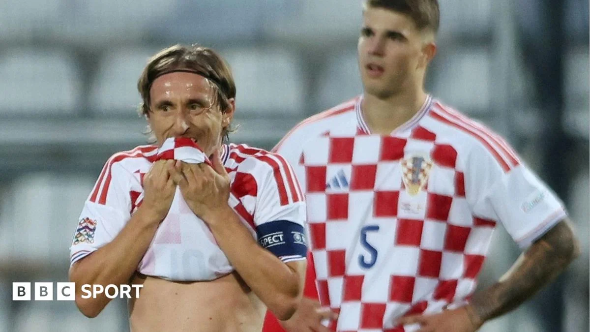 Modric 'ashamed' after Croatia's 7-0 Nations League rout by England